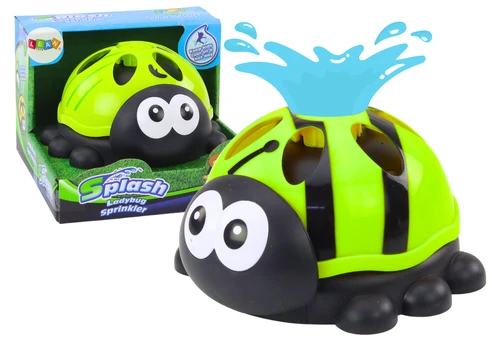 Fontanas Lean Toys Splash Ladybug, juoda/žalia