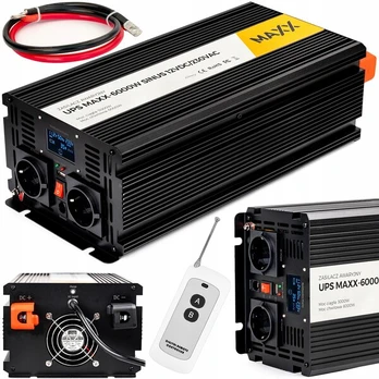 Keitiklis Ups Maxx 3000w Grynas Sinusas 12v/230v 6000w