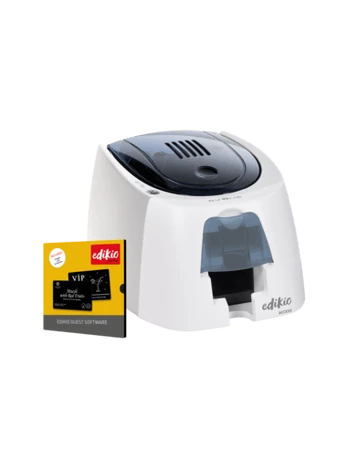 Evolis Edikio Access - Guest Solution, single sided, 12 dots/mm (300 dpi), USB, kit (USB)