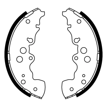 ABE C08023ABE Brake shoe set