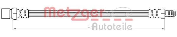 Stabdžių žarnelė METZGER 4110641