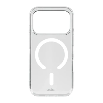 Dėklas SBS D3O Active Case for iPhone 18 Pro Max / 17 Pro Max Compatible with MagSafe - Transparent