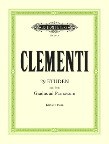 29 Studies from 'Gradus ad Parnassum'
