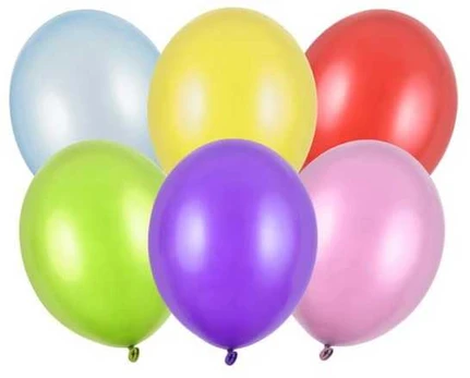 PartyDeco Balony Strong 30cm Metallic Mix A50 19033