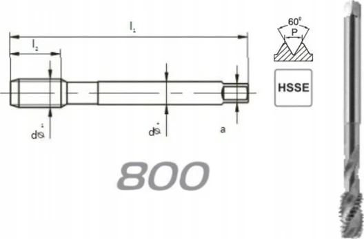 „Fanar“ SIŪLAS M24x1,5 DIN-374C R40 (6H) HSSE 800