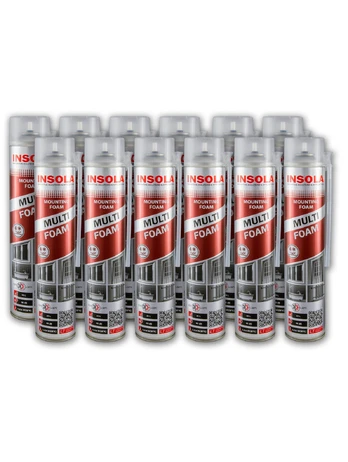 Montavimo putos Insola Multi Foam, 750 ml. 12 vnt.