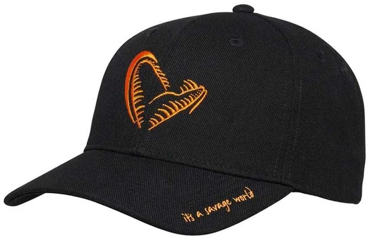 Kepurė Savage Gear Jaw Baseball Cap Juodas
