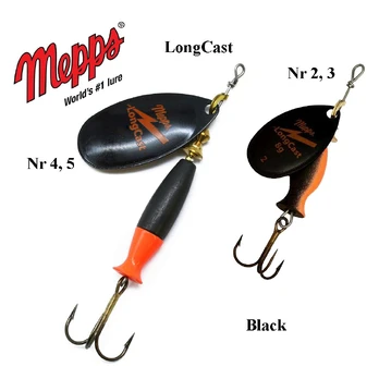 Blizgė Mepps Aglia LongCast Black 12 g