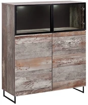 Spintelė ASM Plank Plank, ruda, 100 cm x 40 cm x 120 cm kaina