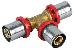 Adapteris TDM Brass 1645, 90 °, 18mm, žalvaris