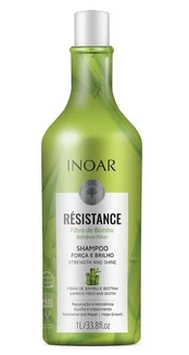 INOAR Resistance Fibra de Bambu Duo Kit - plaukus stiprinantis priemonių rinkinys 2x1000 ml