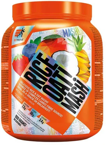Extrifit Rice Oat Mash 900 g - strawberry