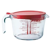 Measuring Jug Pyrex Classic Transparent Glass (1L) kaina