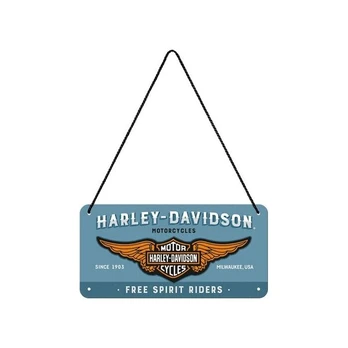 Metalinė plokštė Harley-Davidson logotipas