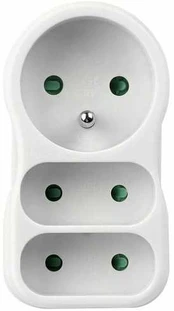 Konnoc DX-FZB socket 1x round socket 2x flat socket