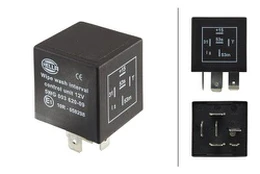 relė, valymo / plovimo intervalas HELLA 5WG003 620-091