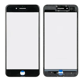 LCD stikliukas Apple iPhone 5S/SE su rėmeliu juodas ORG