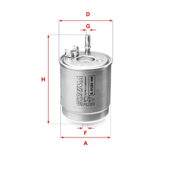 Fuel filter fits: HYUNDAI I30 1.6D 11.16-