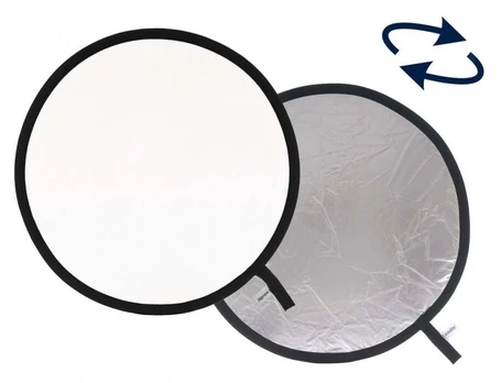 Manfrotto reflector 50cm, silver/white (LA-2031) | LL LR2031