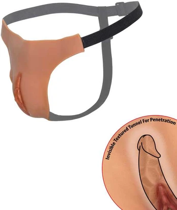 Hidden Desire Open Vagina String