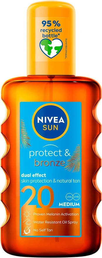 Nivea - Protect & Bronze Oil SPF 20 - 200 ml