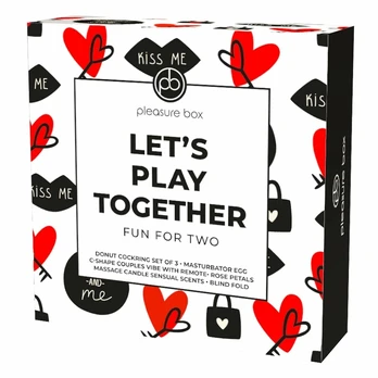 PLEASURE BOX LET'S PLAY TOGETHER Couples Set with Accessories & Guide