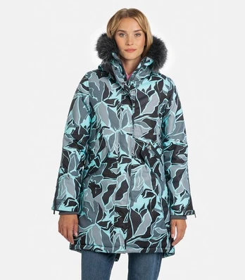 Huppa Moteriška žieminė parka VIVIAN, ice blue pattern