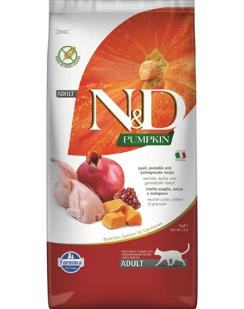FARMINA N&amp;D Pumpkin Cat Quail &amp; Pomegranate 5 kg