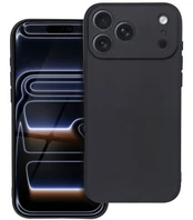 Juodas dėklas Apple iPhone 17 Pro Max telefonui "Matt Case"