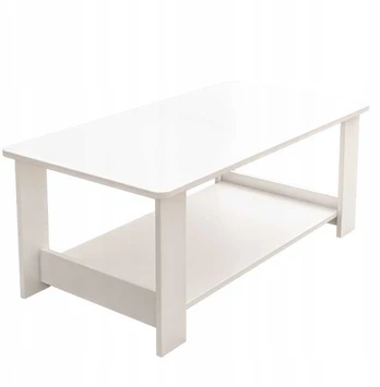 Kavos staliukas Rebiko, baltas