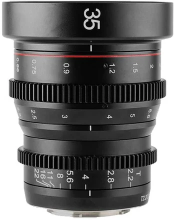 Fotoaparato Objektyvas - Meike MK 35 mm T2.2 Micro 4/3 Mount