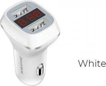 Įkroviklis Borofone 2x USB-A 2.4 A (BFO-BZ3-W)