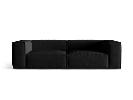 Sofa, Nuria, 4 vietų, 110x250x72, juoda