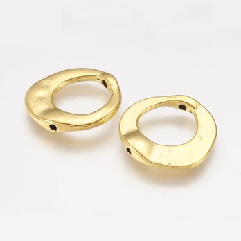 Netaisyklingos formos rėmelis - žiedas 2 vnt., 20x20x3 mm, 1 maišelis