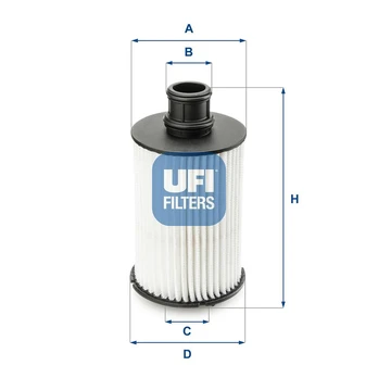 Alyvos filtras UFI 25.073.02
