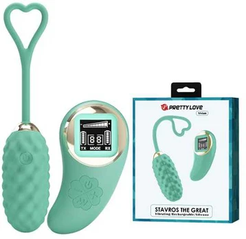PRETTY LOVE - VIVIAN GREEN REMOTE CONTROL VIBRATING EGG
