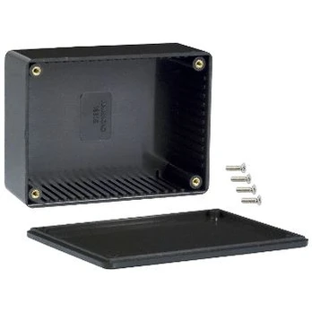 Plastikinis korpusas 110x82x40mm juodas HAMMOND
