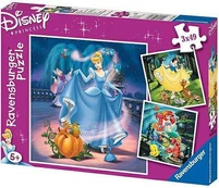 Ravensburger Dėlionė 3x49 vnt. - Disney princesės kaina
