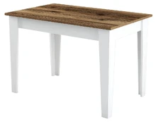 Valgomojo stalas Kiev 511-Walnut, White Graikinis riešutas Balta kaina