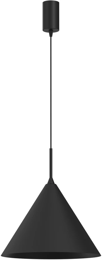 Pakabinamas šviestuvas Ø32cm 1xGX53, juodas