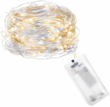 Girlianda 20 LED MicroLED "Smart", šiltai/šaltai balta