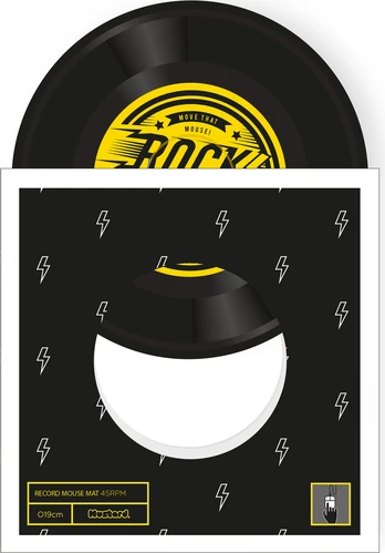Mustard - Rock Star Mouse Mat