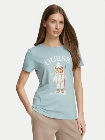 Guess Marškinėliai V6BI19 K6749 Turkio Regular Fit