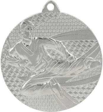 Tryumf Medal sidabrinė- karate - medal plieno
