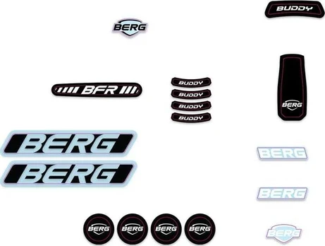 Berg Buddy 2.0 - Sticker set Redster