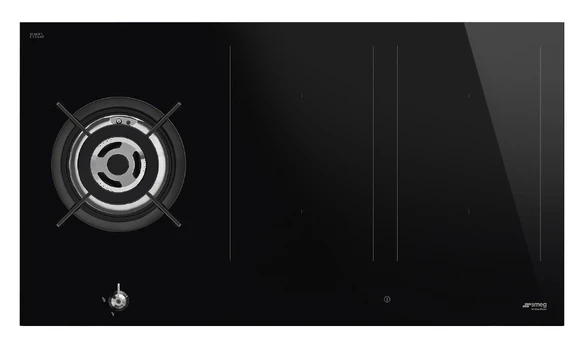 SMEG dujinė - indukcinė kaitlentė PM3953D