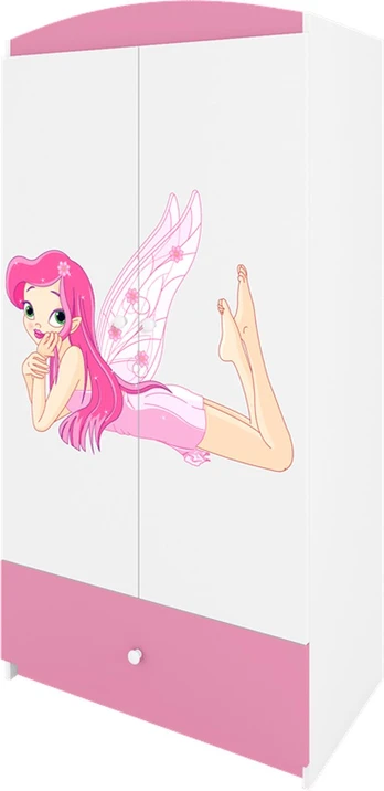 Rožinė spinta Babydreams fėja
