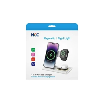 Belaidis įkroviklis NCC 4in1 (Phone,Watch,Pods)