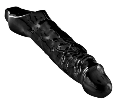 Mamba Extension Model 09 - Anatomical Silicone Enhancer, 21 cm, Transparent