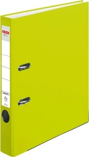 Segtuvas A4 5 cm PP, žalias, neoninis Q aplankas - HERLITZ